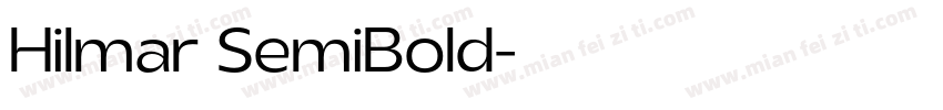 Hilmar SemiBold字体转换